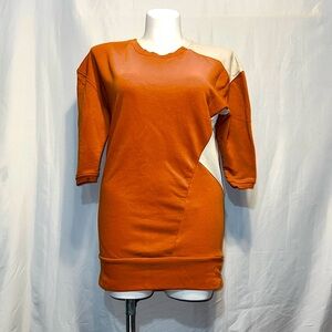 PUMA x Hussein Chalayan Orange/Creme Colorblock Tunic - Women’s S